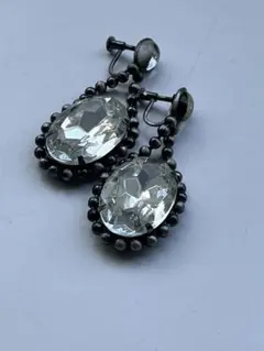 ヴィンテージクリスタルイヤリング