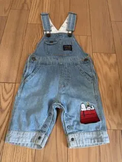 wrangler スヌーピーデザインサロペット　90cm