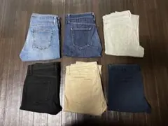 ユニクロスキニーパンツ6本セット