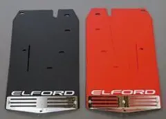 デリカD:5中期車用☆マッドフラップ（レッド）☆エルフォード☆ELFORD 