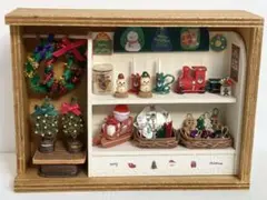 ドールハウスBOX X'masマーケット　ミニチュア　インテリア