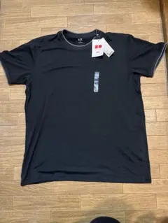 UNIQLO DRY-EX クルーネックTシャツ ブラック XLサイズ