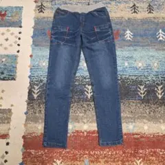 裏起毛 ストレッチ ブルージーンズ 150cm