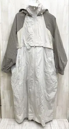 ZARA ザラ ナイロン2way 薄手コート 羽織 フード付 ラグラン