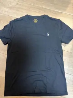 ［新品］Polo Ralph Lauren ブラック Vネック Tシャツ
