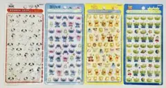 《正規品》ボンボンドロップシール ミニ 4種 セット ディズニー