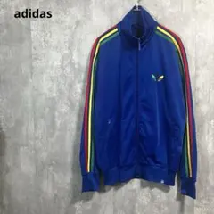 adidasトラックジャケット2XL相当ファイヤーバード ラスタカラー10s