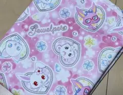 Jewelpet キャラクター柄 生地 はぎれ 約100cm x 170cm