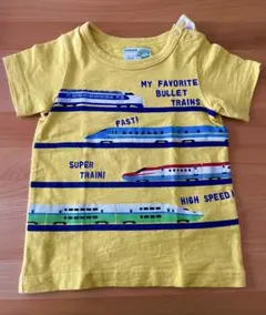【値下げしました】motherways 新幹線 Tシャツ　90のサムネイル