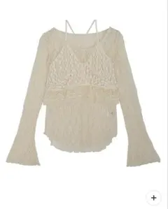 CUT LACE BUSTIER SET TOPのサムネイル
