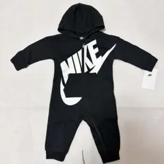新品　NIKE ナイキ　長袖　ロンパース　ブラック　70 ベビー 9M