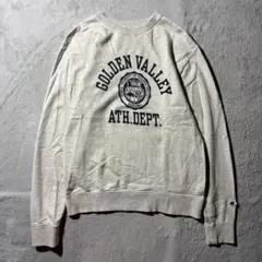 【Y8325】champion スウェット　トレーナー　サイズL ライトグレー