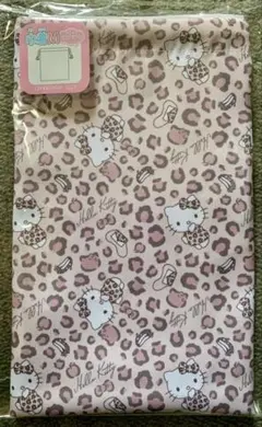 新品 ハローキティ 巾着 ヒョウ柄 Mサイズ