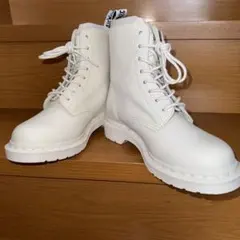 MM6 x Dr.Martens TWIST 8 ホール ブーツ EU39 - メルカリ