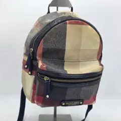 BLUE LABEL CRESTBRIDGE チェック柄 リュック バッグ　良品のサムネイル