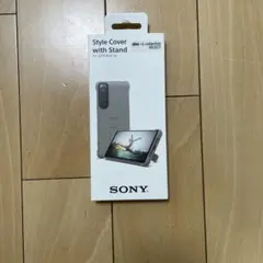 純正品SONY スタイルカバー スタンド付き XPERIA 5III