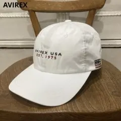 AVIREX アヴィレックス キャップ 57〜59cm ホワイト