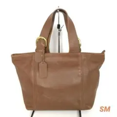 COACH オールドコーチ レザーハンドバッグ ブラウン ヴィンテージ トート