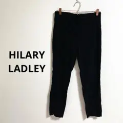 HILARY LADLEY ストレッチパンツ 黒 ゴム シンプル