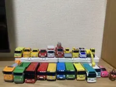 ダイヤペット ミニカー 警視庁 幼稚園バス 都営バス ハシゴ車 新幹線