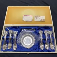 新品未使用】jouir fleur 七宝焼 ティースプーン 6本セット 箱付き