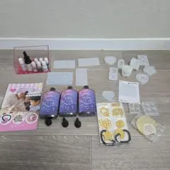 スクイーズ 樹脂粘土 シリコンモールド 着色剤セット クリームサンドドーナツ スクイーズ 樹脂粘土 シリコンモールド 着色剤セット クリームサンド