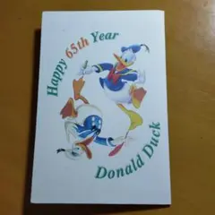 ディズニー ドナルドダック誕生65年記念ハガキ 5枚セット