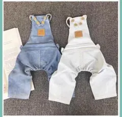 犬用デニムオーバーオール（2色セット）
