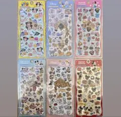 ⭐︎新品⭐︎ ディズニー プチドロップステッカー 6種セット①