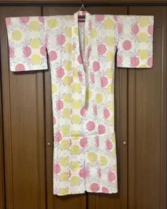 キスミス 　浴衣 花柄 ピンク イエローのサムネイル
