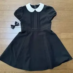 新品 CHOPINdeux ショパンドゥ 120 黒 フォーマルワンピース 受験