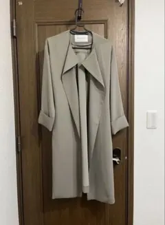 美品！ナチュラルビューティーベーシック　S スプリングコート カーキ