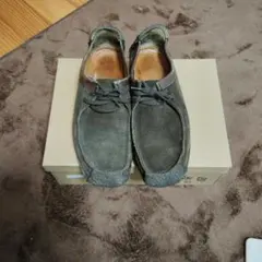 Clarks　ダークブラウン スエード モカシン 27cm-28cm