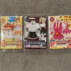 セブンイレブンキャンペーン復刻アイカツカード3種セット おとめ ユリカ いちご