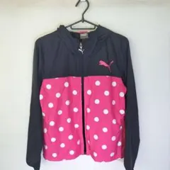 PUMA ドット柄 ウィンドブレーカー M