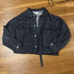 EMMA CLOTHES デニムジャケット バックベルト付きのサムネイル