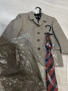 スーツセット　男の子110 ブラウン