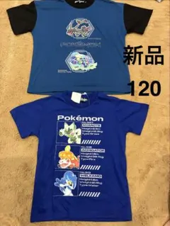 120 青 新品ポケモン半袖Tシャツ レックーザ ゲンシカイオーガ ソウ 