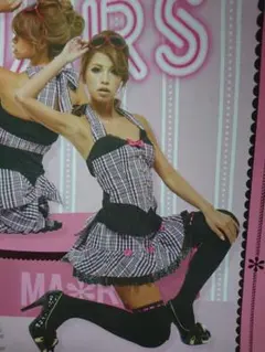 MA*RS マーズ 舘谷恵理子着用 ピンクチェックデカりぼん付スカパン