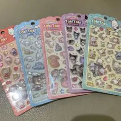 正規品 韓国限定 サンリオ ボンボンドロップシール 5種セット ステッカー