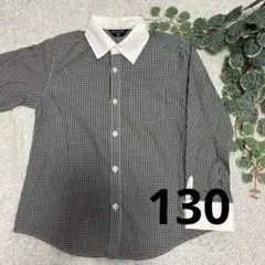 COMME CA DU MODE チェック柄 長袖シャツ 130