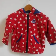 ミキハウス赤い星柄ジャケット MH RACING