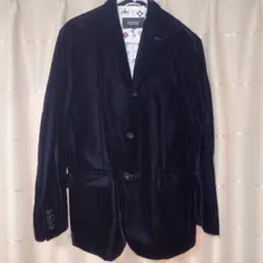 BURBERRY BLACK LABEL ベロア テーラードジャケット