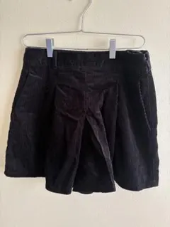 GU 黒 コーデュロイ ショートパンツ Lサイズ