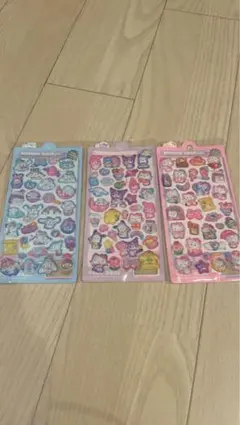 サンリオ　ボンボンドロップシール3枚セット