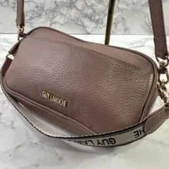 Guy Laroche ギラロッシュ 本革 レザー お財布ミニショルダーバッグ