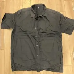 ユニクロ　黒 半袖シャツ XLサイズ