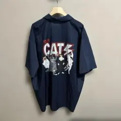 graniph FOUR CATS 半袖シャツ ネイビー Lのサムネイル