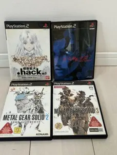 PS2 人気作4点まとめ売り メタルギアソリッド2&3／真・女神転生III 他