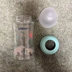 Pigeon 哺乳瓶 動物柄 クリア（240ml）